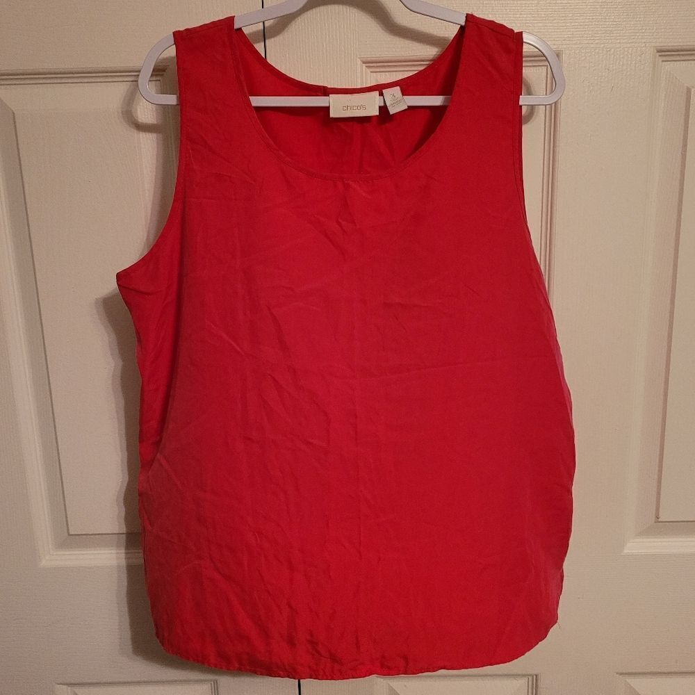 Chico's pink tank top